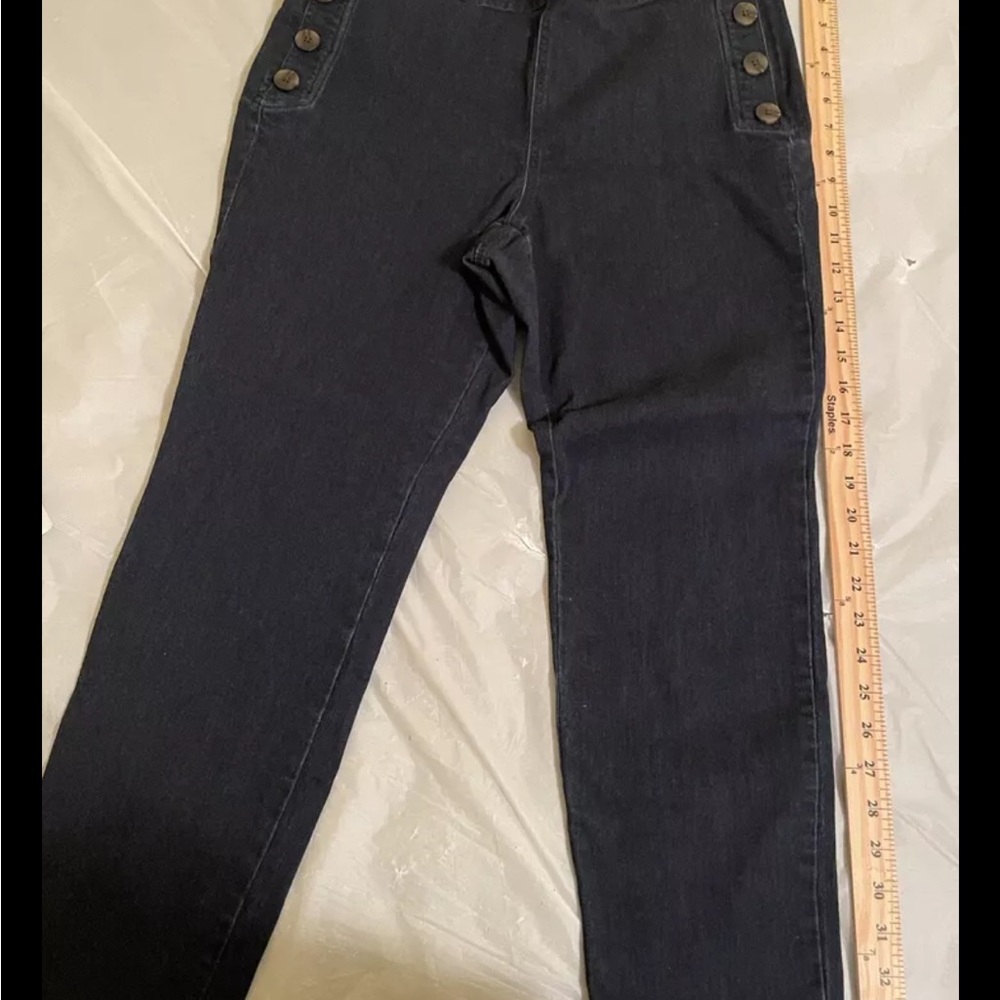 J Jill jeans. 12 Petite.  Elastic back band.